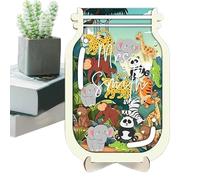 baabeash Kids Reward Jar,Teacher Reward Jar - Animal Themed Behavior Training System for Daily Routine Parent Student Teacher Toddler Home Bedtime School