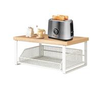baabeash Kitchen Organization Basket, Spices Rack Organizer For Countertop With Drawer And Basket, Multipurpose Kitchen Organization Holder, Desk Storage Drawer For Counter Home Dorm Living Room