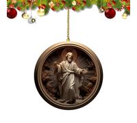 baabeash Ornaments for the Nativity Scene - 2D Acrylic Religious Decorations | Christmas Nativity Scene Christmas Tree Decoration | For Home Easter Holidays Bookshelf Car Interior Door Handle Branches
