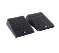 baabeash Squat Wedge Block - Pack of 2 Heel Elevation Squat Exercise Wedge, Non-Slip Stretching Aid Calf Stretcher Ramp for Gym Home Travel Strength Training Fitness