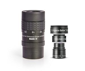 Baader Planetarium 8-24/3.6-10.7 mm Hyperion Universal Zoom Mark IV with Barlow 2.25x - Black