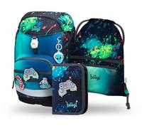 Baagl Airy Plus School Bag Set 3 Pieces 25 L from 130 cm, Chill, L, Casual
