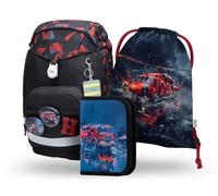 Baagl Airy Plus School Bag Set 3 Pieces 25 L from 130 cm, Life saver, L, Casual