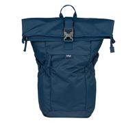 Baagl Backpack Women Men - Rolltop Backpack Waterproof with Laptop Compartment - Ergonomic Roll Daypack for Work, University, City & Leisure - Modern Roller Backpack, 29 L, navy, L