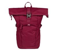 Baagl Backpack Women's Men's - Rolltop Backpack Waterproof with Laptop Compartment - Ergonomic Roll Daypack for Work, University, City & Leisure - Modern Roll Backpack, 29 L, burgundy, L