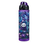 Baagl Children's Drinking Bottle, Leak-Proof Water Bottle, 700 ml, School and Sports Bottle for Girls, Versatile and Practical Bottle with Lockable Lid (Jungle Panda)