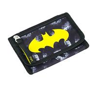 Baagl Children's Neck Pouch - Wallet for Boys - Purse, Mini Purse, Change Coin Purse, Batman Dark City