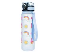 Baagl Children's Water Bottle, Leak-Proof Water Bottle, 500 ml, School and Sports Bottle for Boys and Girls, Tritan (Hippie)