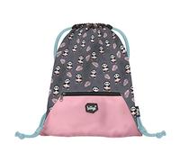 Baagl Drawstring Gym Bag, Panda String Sackpack For School, Gym, Travel, Swimming, Sports Backpack For Kids