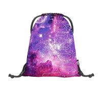 Drawstring Gym Bag, Skate Galaxy String Sackpack For School, Gym, Travel, Swimming, Sports Backpack For Kids