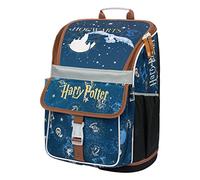 Baagl Girls' School Bag for 1st Class - Ergonomic School Bag for Children - School Backpack with Chest Strap - Primary School Satchel, Harry Potter Hogwarts