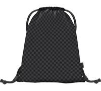 Baagl Gym Bag for Girls and Women - Shoe Bag, School and Nursery Sports Bag, Sports Backpack (Ska Grey)