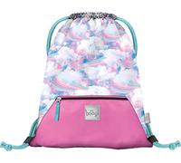 Baagl Gym Bag for Girls - Waterproof Shoe Bag for Children - School and Nursery Sports Bag, Sports Bag, Sky