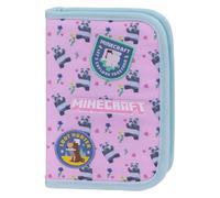 Baagl Minecraft Pencil Case for Boys and Girls, School Pencil Case, Pencil Case for Teenagers, Minecraft Panda, S, Colourful, playful, modern, practical