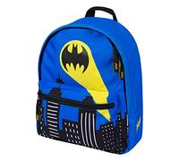 Baagl Nursery Backpack Boys Girls Nursery Backpack Children, Small Baby Backpack, Children's Backpack with Chest Strap, batman blue