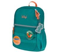 Baagl Nursery Backpack Boys Girls - Small Children's Backpack with Chest Strap & 2 Interchangeable Patches - Personalised with Name or Picture - Backpack for Nursery & Crib, Fox, Mittelgroße, Casual
