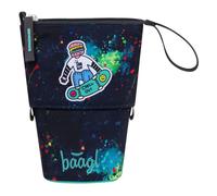 Baagl Pencil Case Boys Girls - Pencil Case Children - Pencil Case for School - Robust Pencil Case & Pencil Case with Secret Compartment - Stand Case, Chill, Colourful, playful, modern, practical