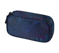 Baagl Pencil Case for Girls - School Pencil Case with 2 Compartments, Zen Pattern, Polyester, 23 x 12 x 5 cm