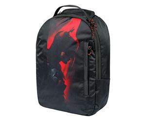 Baagl School Backpack Teenager Students Backpack Daypack Laptop Backpack, Batman Red