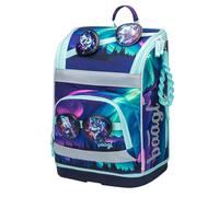 Baagl School Bag Boys Girls for 1st Class - Ergonomic School Bag for Children Zippy Plus - School Backpack with Chest Strap & Waist Belt - Primary School Satchel Satchel, 21 L, Polar light