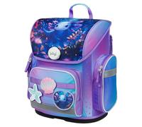 Baagl School Bag Boys Girls for 1st Class (or 2nd Grade), Ergo School Bag Boys Girls Primary School, Lightweight Children's Satchel Satchel School Backpack with Chest Strap, Axolotl., 17 cm x 27 cm x