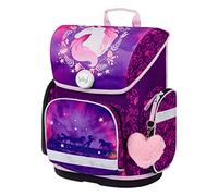 Baagl School Bag Boys Girls for 1st Class (or 2nd Grade), Ergo School Bag Boys Girls Primary School, Lightweight Children's Satchel Satchel School Backpack with Chest Strap, Horse, One Size