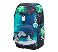 Baagl School Bag for 1st Class Kids, Airy Plus School Backpack with Ergonomic Back System & Removable Waist Belt, Ultralight School Bag for Primary School, Primary School, Chill, 25 l, Designer