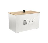 Baagno Absorbent Holder - Cotton Square Absorbent Holder | Female Wooden Toilet Products Organizer for Women and Girls, Vanity, Home, Christmas, Bathroom, Bathroom, Office, Women