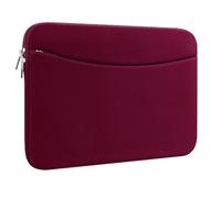 BAAGOAZ 13-14 Inch MacBook Case with Hidden Front Pocket, Compatible with 13.3" & 13.6" & 14.2" MacBook Pro Air Pro M5 M4 M3 M2 M1 2026 2025 2024 2023 2022, Slim MacBook Sleeve Bag, Red