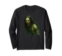 Baak Water Spirit Assamese Folklore Shapeshifting Art Design Long Sleeve T-Shirt