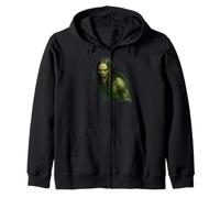 Baak Water Spirit Assamese Folklore Shapeshifting Art Design Zip Hoodie