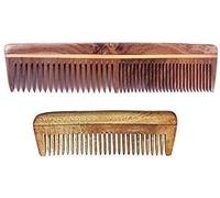 Baal Combo Of Neem Wooden Comb for Women & Men/Anti-Bacterial/Dandruff Remover Comb for Unisex