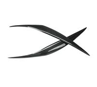 Baalaa Carbon Fiber Headlight Eyebrows Cover for Fiesta Facelift MK7.5 12-17 MK8 13-16