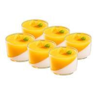 Baalaka Ramekins Oven Safe, Creme Brulee ramekins set of 6, Small Glass Bowls 4oz, Dipping Sauce Cups, Clear Salad Dressing Container and Dessert Bowls for Custard