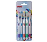 Baambu Charcoal Toothbrushes - Toothbrush Tooth Care Ultra Soft Bristles | Pack of 5, Ultra Soft Teeth for Personal Care, Multiple Colors