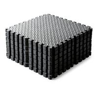 Baannaww Treadmill Mat Floor Protector Non-Slip Sweat-Proof Exercise Mat for Bike Trainer/Indoor Cycling Gym Equipment Heavy-Duty Hardwood Carpet non slip mat walking 30 * 30 * 2.5cm 16pieces