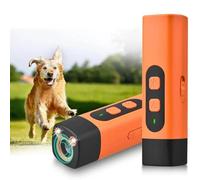 BAAQII 1 Pack USB Ultrasonic Dog Repeller Anti Bark Device Stop Barking Humane Pet Training Tool Deterrent Device with LED Flashlight for Small Medium Large Dogs
