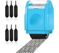 BAAQII 1 Pcs Wide Identity Theft Protection Roller Stamp with 6 Ink Refills, Information Blocker Confidential Set, Data Defender Protect for Privacy and ID Account Address Security