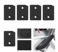 BAAQII 5 Pack Replacement Dryer Plinth Filter Sponge Mat Filters Foam Filter for Miele T1 9164761 Heat Pump Tumble Dryer -Black