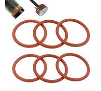 BAAQII 6 Pcs Silicone Seal Rings Fit for Delonghi EAM/ESAM/ECAM Coffee Machines Rubber Gasket Sealing O-Ring Set 5332149100