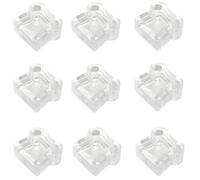 BAAQII 9 Pcs N558471 N569446 Nailer No Mar Tips, Transparent Plastic 18 Gauge Nail Gun Tip Compatible with Dewalt Replaces DCN680D