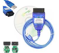 BAAQII K+DCAN USB Interface OBD2 Cable with Switch FTDI FT232RL Tools EDIABAS NCS Expert ISTA Programming Diagnostic Cable (INPA Compatible)