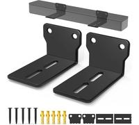 BAAQII Sound Bar Mount Mounting Wall Bracket for Sony, LG, Panasonic, JBL, Speaker Wall Mount Bracket Stand Holder Compatible with Samsung, Sharp, Denon, JVC, Yamaha, Canton, Bose