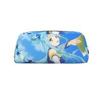 BAAROO Anime KonoSuba Aqua Zipper Pencil case Large-Capacity Stationery Bag Suitable for School Office Boys and Girls