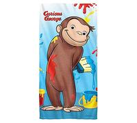 BAAROO Beach Towel Curious George Paint Towel Sheets Premium,Microfiber Washcloths For Daily Use Spa Adults 130CM 80CM