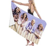 BAAROO Beach towel Men's and Women's Microfiber Printed Towel ABBA Bath Towel Cute Exquisite Printed Fashion Blanket Quick-drying Towel T 130CM X 80CM