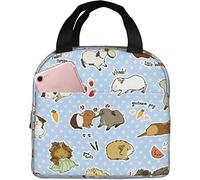 BAAROO Cute Guinea Pig Lunch Box Reusable Insulated Lunch Bag Ladies Men's Lunch Box Suitable for Camping Office School