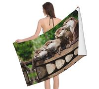 BAAROO Cute Otter Bath Towels Beach Towel Large Soft Highly Absorbent Personalised Print Bathroom Towels 130CM X 80CM