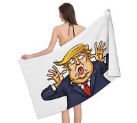 BAAROO Donald Trump's Facial Expressions Bath Towels Large Absorbent Towels for Bathroom Pool Towels Quick Drying Beach Sports Towels 130CM X 80CM