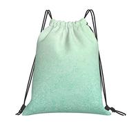 BAAROO Drawstring Bag Mint Green Gym Sackpack Casual Large PE Bag Swim String Backpack For Sports Beach Holidays Swimming Travel For Women Men 42 * 36 cm